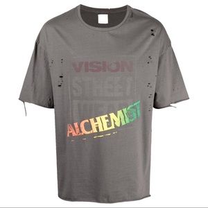•HP• RARE COLLECTORS Alchemist x Classic Vision Streetwear Logo Grey Tee